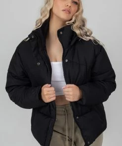 Kaiia ULTIMATE PUFFER BLACK CLOTHING
