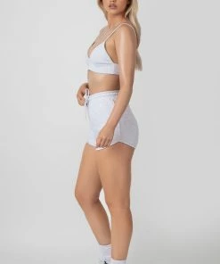 Kaiia CLOTHING BOOTY SHORT OATMEAL MARL
