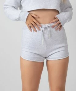 Kaiia CLOTHING BOOTY SHORT OATMEAL MARL