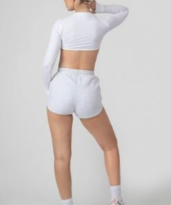 Kaiia CLOTHING BOOTY SHORT OATMEAL MARL