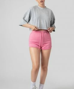 Kaiia CLOTHING BOOTY SHORT PINK