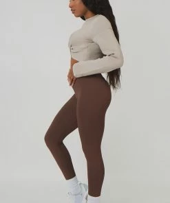 Kaiia TWIST FRONT CROPPED SWEATSHIRT ASH