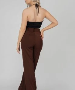 Kaiia SLINKY LOOP RUCHING CROP TOP BLACK CLOTHING 16 Kaiia SLINKY LOOP RUCHING CROP TOP BLACK CLOTHING