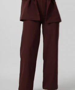 Kaiia CLOTHING DAD TROUSER PORT