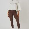 Kaiia CLOTHING VINTAGE BOXY CROPPED T-SHIRT ECRU