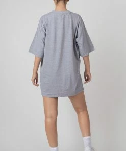 Kaiia MONTREUX T SHIRT DRESS GREY CLOTHING