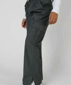 Kaiia SPLIT HEM CARGO TROUSERS GREY