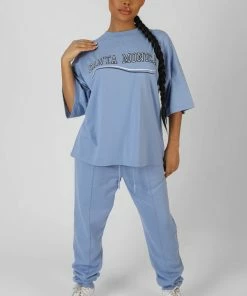 Kaiia CLOTHING SEAM FRONT JOGGERS BLUEBELL 10 Kaiia CLOTHING SEAM FRONT JOGGERS BLUEBELL