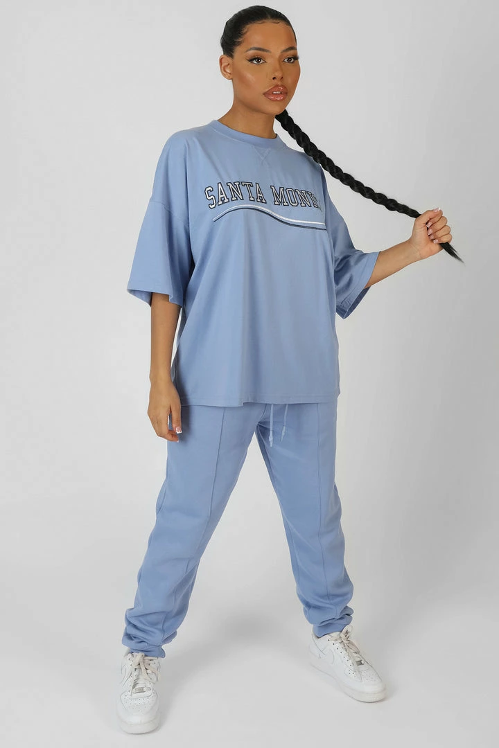 KAIIA SANTA MONICA OVERSIZED T-SHIRT BLUEBELL CLOTHING 4 KAIIA SANTA MONICA OVERSIZED T-SHIRT BLUEBELL CLOTHING