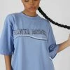 KAIIA SANTA MONICA OVERSIZED T-SHIRT BLUEBELL CLOTHING