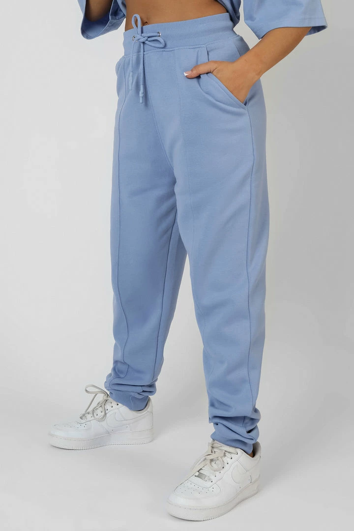 Kaiia CLOTHING SEAM FRONT JOGGERS BLUEBELL 4 Kaiia CLOTHING SEAM FRONT JOGGERS BLUEBELL