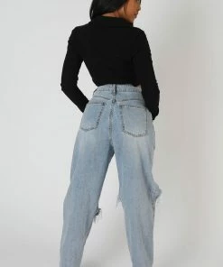 Kaiia CLOTHING BUTTON FRONT RUCHED TOP BLACK