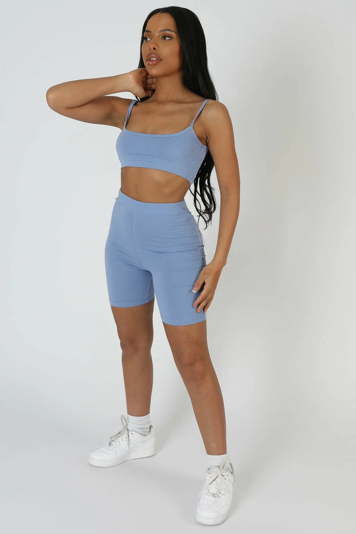 Kaiia BASIC SCOOP NECK CROP TOP BLUEBELL CLOTHING 3 Kaiia BASIC SCOOP NECK CROP TOP BLUEBELL CLOTHING