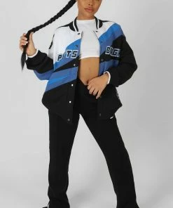 Kaiia MOTORCROSS BOMBER JACKET BLUE CLOTHING