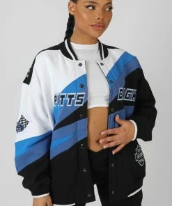 Kaiia MOTORCROSS BOMBER JACKET BLUE CLOTHING