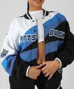 Kaiia MOTORCROSS BOMBER JACKET BLUE CLOTHING