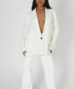 Kaiia DAD TROUSER WHITE 13 Kaiia DAD TROUSER WHITE