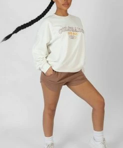 Kaiia COLORADO SPRINGS OVERSIZED SWEATSHIRT ECRU CLOTHING 13 Kaiia COLORADO SPRINGS OVERSIZED SWEATSHIRT ECRU CLOTHING