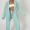 Kaiia CLOTHING OVERSIZED DAD BLAZER PEPPERMINT