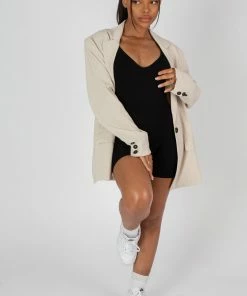 Kaiia RELAXED BLAZER STONE CLOTHING