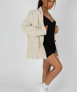 Kaiia RELAXED BLAZER STONE CLOTHING