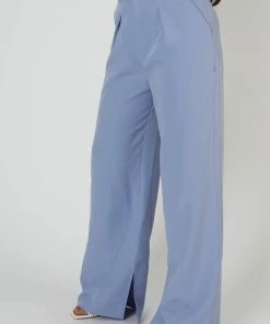 Kaiia CLOTHING DAD TROUSERS BLUEBELL