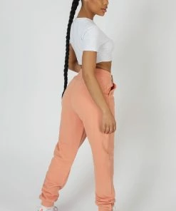 Kaiia CLOTHING SEAM FRONT 90S JOGGERS PEACH
