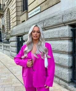 Kaiia OVERSIZED DAD BLAZER PINK