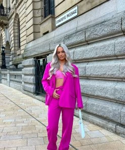 Kaiia OVERSIZED DAD BLAZER PINK