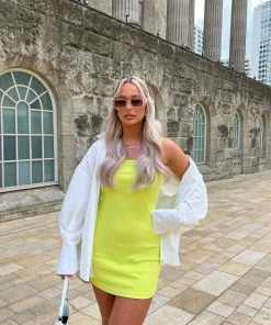 Kaiia OVERSIZED POPLIN SHIRT WHITE CLOTHING