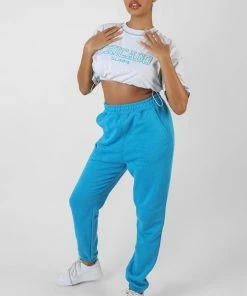 Kaiia CHICAGO ELASTICATED HEM CROPPED T-SHIRT OATMEAL MARL CLOTHING 8 Kaiia CHICAGO ELASTICATED HEM CROPPED T-SHIRT OATMEAL MARL CLOTHING