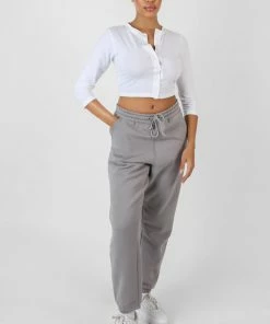 Kaiia OVERSIZED DRAWSTRING JOGGERS GREY CLOTHING 8 Kaiia OVERSIZED DRAWSTRING JOGGERS GREY CLOTHING