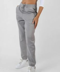 Kaiia OVERSIZED DRAWSTRING JOGGERS GREY CLOTHING